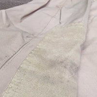 Euro Seat Breeches *vgc/gc, rubs, pills, puckers, threads, pilly lining, seat: stains & discolored
