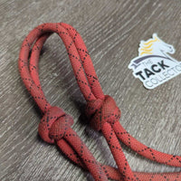 Thick Stiff Nylon Rope Halter *gc, dirfty, stains, faded, rubs
