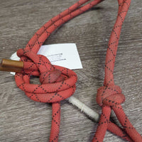 Thick Stiff Nylon Rope Halter *gc, dirfty, stains, faded, rubs
