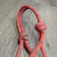 Thick Stiff Nylon Rope Halter *gc, dirfty, stains, faded, rubs
