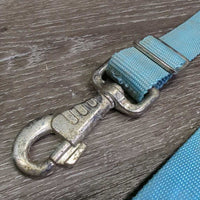 Adjustable Nylon Tail - Leg Strap, loop end, hvy snap *gc, rusted/corroded?, stains, dirt
