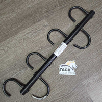 Stall Mount 4 Hook Bridle Tack Rack *gc, rubs, scratches, paint? chipped?peeling, tape
