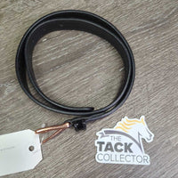 Leather Belt, bling, Buckle *vgc, mnr creases, film
