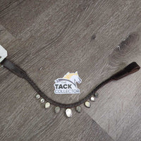 Leather Browband, bling *like new
