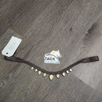 Leather Browband, bling *like new

