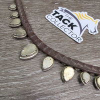 Leather Browband, bling *like new
