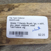 Water ? Dandy Brush *gc, v stiff, dry, clean, chipped, older
