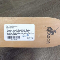 v.soft Goat Hair Body Brush *vgc, clean, mnr stains, scuffs, rubs & bent bristles
