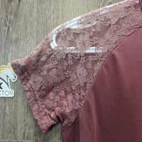 SS Mesh Show Shirt, 1/4 button *xc

