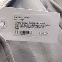 Show Jacket, zip, snaps *vgc/gc. puckers/bubbles, mnr pulled pit seams
