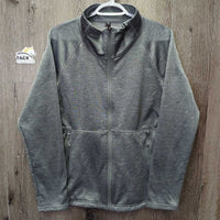 Light Fleece Jacket, zipper *vgc/gc, clean, seam puckers, clumpy lining, rubs, pills
