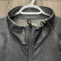 Light Fleece Jacket, zipper *vgc/gc, clean, seam puckers, clumpy lining, rubs, pills
