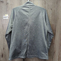 Light Fleece Jacket, zipper *vgc/gc, clean, seam puckers, clumpy lining, rubs, pills
