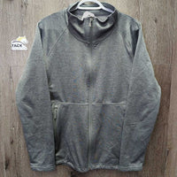 Light Fleece Jacket, zipper *vgc/gc, clean, seam puckers, clumpy lining, rubs, pills
