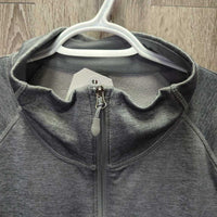 Light Fleece Jacket, zipper *vgc/gc, clean, seam puckers, clumpy lining, rubs, pills
