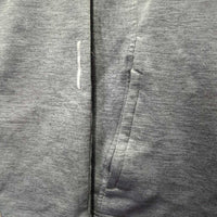 Light Fleece Jacket, zipper *vgc/gc, clean, seam puckers, clumpy lining, rubs, pills
