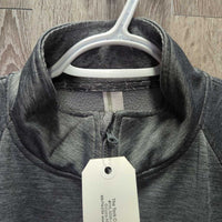 Light Fleece Jacket, zipper *vgc/gc, clean, seam puckers, clumpy lining, rubs, pills

