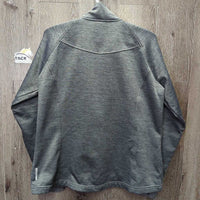 Light Fleece Jacket, zipper *vgc/gc, clean, seam puckers, clumpy lining, rubs, pills
