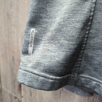 Light Fleece Jacket, zipper *vgc/gc, clean, seam puckers, clumpy lining, rubs, pills
