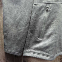 Light Fleece Jacket, zipper *vgc/gc, clean, seam puckers, clumpy lining, rubs, pills
