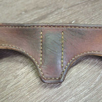 "Miracle" Leather Cribbing Collar *gc/fair, clean, cracking, stretched, dry
