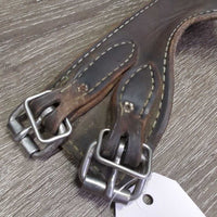 "Miracle" Leather Cribbing Collar *gc/fair, dirty, gunky, faded, cracking, v.dry, v.stiff
