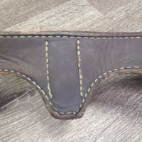 "Miracle" Leather Cribbing Collar *gc/fair, dirty, gunky, faded, cracking, v.dry, v.stiff
