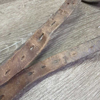 "Miracle" Leather Cribbing Collar *gc/fair, dirty, gunky, faded, cracking, v.dry, v.stiff
