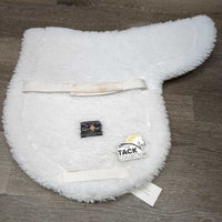 Fitted Fleece Hunter Saddle Pad, tabs, info sheet *vgc, clean, mnr stains/dingy, pills, damp
