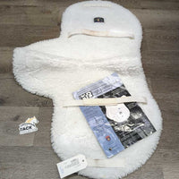 Fitted Fleece Hunter Saddle Pad, tabs, info sheet *vgc, clean, mnr stains/dingy, pills, damp
