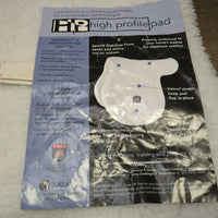 Fitted Fleece Hunter Saddle Pad, tabs, info sheet *vgc, clean, mnr stains/dingy, pills, damp
