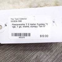 2 Halter Fuzzies *1: vgc, 1: gc, stains, clumpy
