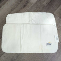 2 Thin Fleece Leg Quilt *gc, clean, hairy, mnr stains & gunk

