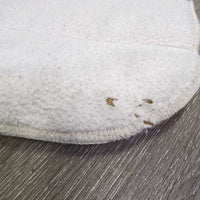 1 ONLY Thin Fleece Leg Quilt *gc/fair, dingy, clumpy, holey edges, stains, holes
