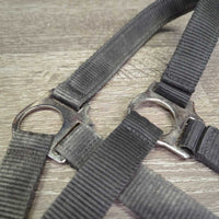 Soft Nylon Halter, snap *gc, dirty, faded, residue

