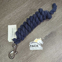 Thin Cotton Lead Rope *gc, faded, mnr dirt, hair, shavings, snags, pills
