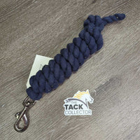 Thin Cotton Lead Rope *gc, faded, mnr dirt, hair, shavings, snags, pills

