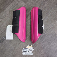 Pr Thick Neoprene Closed Boots, velcro *xc, mnr hair & stains
