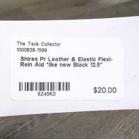 Pr Leather & Elastic Flexi-Rein Aid *like new
