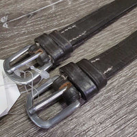 Pr Wide Buckles Cheek Pieces *like new, mismatched lengths
