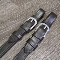 Pr Wide Buckles Cheek Pieces *like new, mismatched lengths
