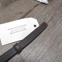 .5" Narrow Curb Reins, Keeper *xc/vgc, 1 stitched Backwards, clean, mnr rubs, creases, stains & edge scratches
