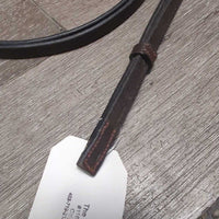 .5" Narrow Curb Reins, Keeper *xc/vgc, 1 stitched Backwards, clean, mnr rubs, creases, stains & edge scratches
