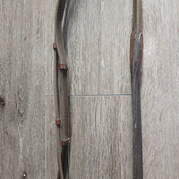 Rsd Padded Figure 8 Bridle, Cotton Web Reins, buckles *gc, rubs, mnr dirt, dry, stiff, film, dirty fleece
