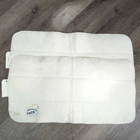 Pr Fleece No Bow Leg Quilts *gc, mnr hair, dirt, stains, dingy
