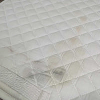 Quilt Jumper Pad, piping *vgc, clean, mnr pills, rubs, stains, v. mnr hair, marker, puckers
