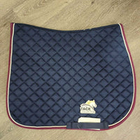 Quilt Jumper Pad, piping *vgc, clean, faded, mnr hair, rubs, pills, threads
