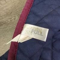 Quilt Jumper Pad, piping *vgc, clean, faded, mnr hair, rubs, pills, threads
