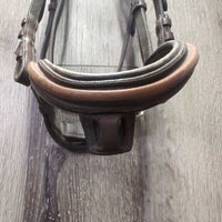 Monocrown Rsd/FS Padded Bridle, Buckles *gc, No Flash, clean, rubs, faded, peeling edge
