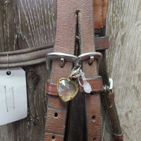 Monocrown Rsd/FS Padded Bridle, Buckles *gc, No Flash, clean, rubs, faded, peeling edge
